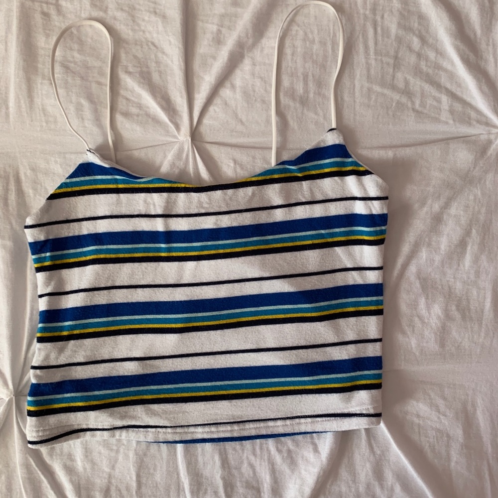 PacSun Striped Crop Top